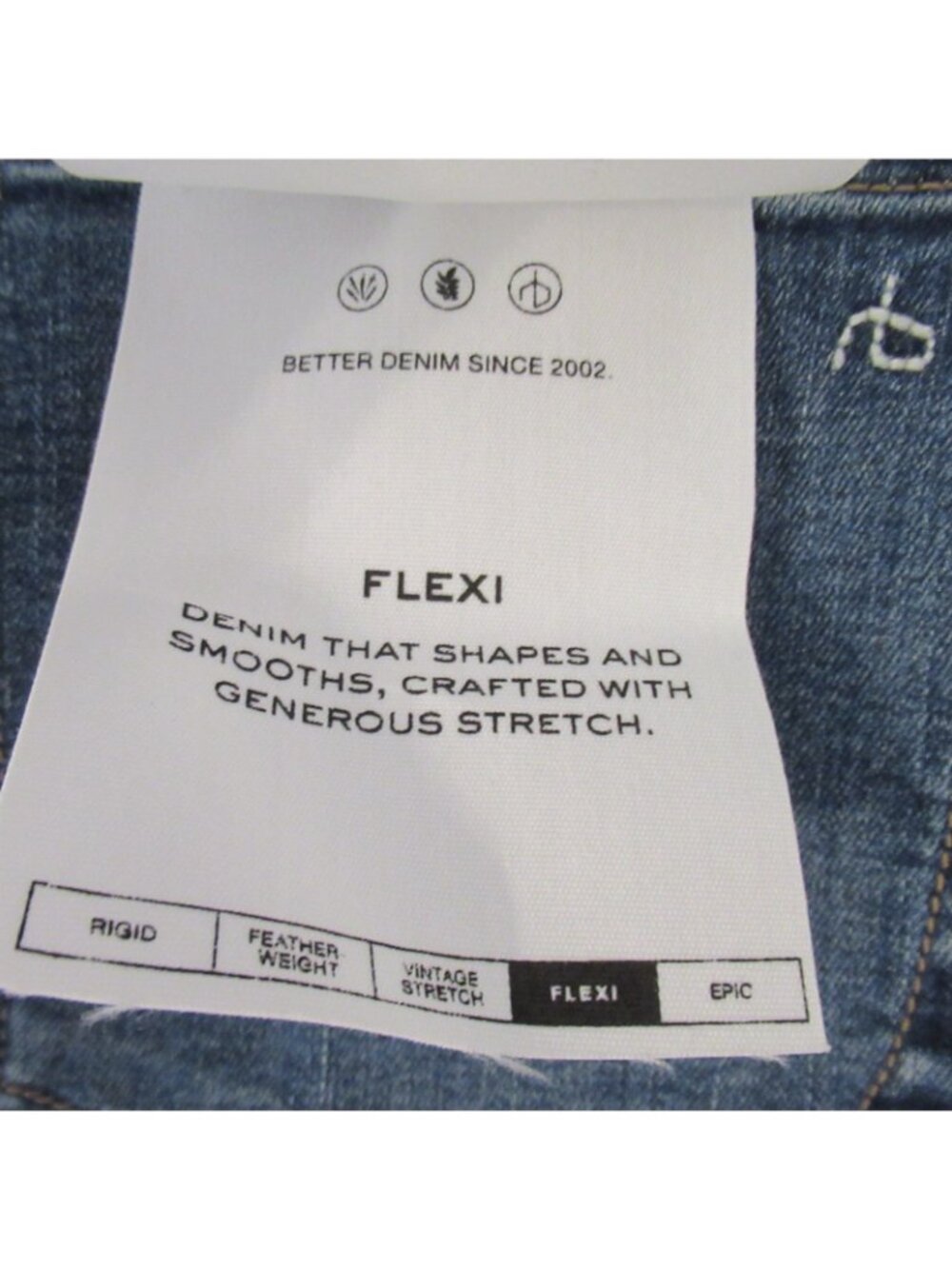 New Rag & Bone Jeans 27 The Sofie High‎ Rise Ultra Wide Leg Raw Hem Willow - Picture 8 of 10